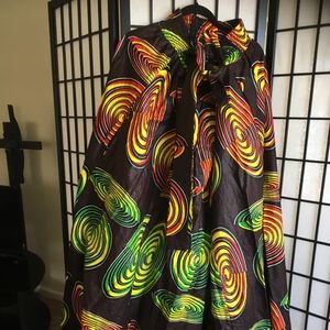 Africa print skirt